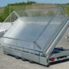 Humbaur HTK 3500.41 ALU Tridem Gitteraufsatz, Rampen, Stützen