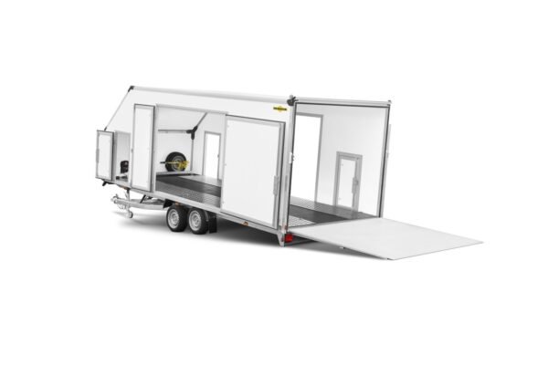 Fahrzeugtransporter Zweiachser HUMBAUR Serie 4000 MTKB355724-22 Fahrzeugtransportkoffer kippbar