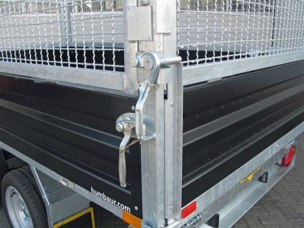Humbaur HTK 3500.31 STAHL E-Pumpe, Gitteraufsatz, Rampen, Stützen