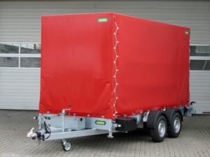 Unsinn UAG 4217-35-14-E-HP Absenkanhänger mit Elektrohydraulik und Planenaufbau