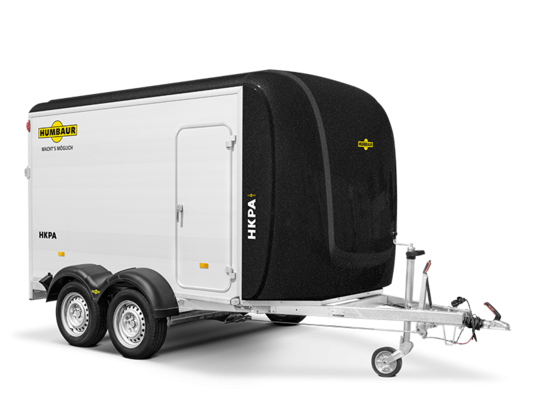 Kofferanhänger Tieflader HUMBAUR Serie 5000 Poly-Alu Kofferanhänger HKPA 203217
