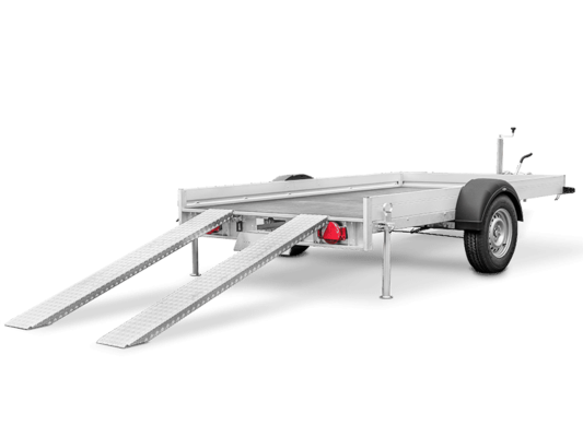 Fahrzeugtransporter Einachser HUMBAUR Serie 4000 KFT153117 Alu