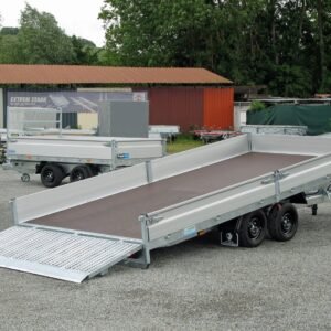 Hapert Indigo HT-2 – 3500 – 5050 x 2210 Kipphydraulik, Parabelfederung, Bordwände Rampe