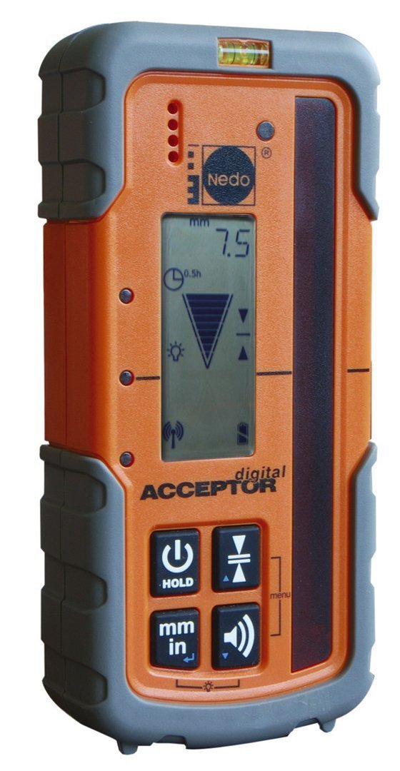 NEDO PRIMUS 2 H2N+ mit Acceptor Digital – Rotations- / Neigungslaser horizontal