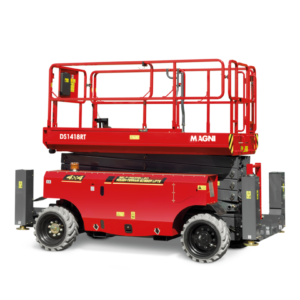 MAGNI DS1418RT Diesel-Scherenarbeitsbühne geländegängig – 14,3 mtr.