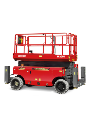MAGNI DS1418RT Diesel-Scherenarbeitsbühne geländegängig – 14,3 mtr.