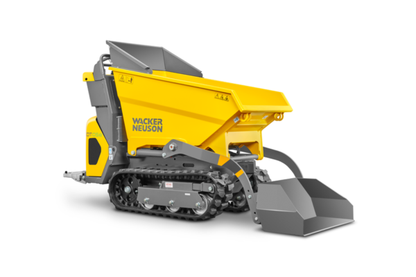Wacker Neuson DT05e zero emissio Minidumper und Frontkippmulde mit Selbstladeschaufel 500kg Zuladung
