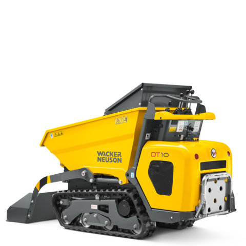 DT10-FK1.png Wacker Neuson DT10 Minidumper mit Frontkippmulde und Selbstladeschaufel 1.000kg Zuladung