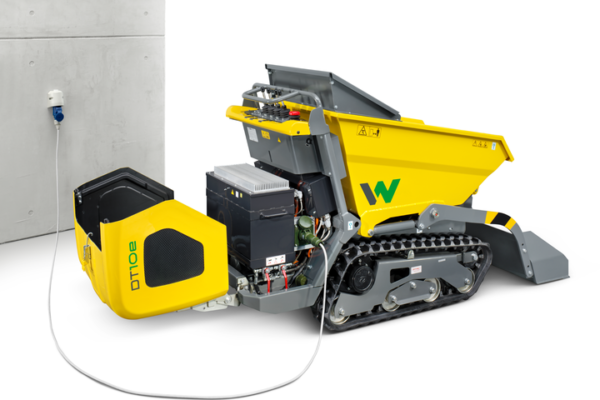 Wacker Neuson DT10e zero emission Minidumper mit Frontkippmulde und Selbstladeschaufel 1.000kg Zul.