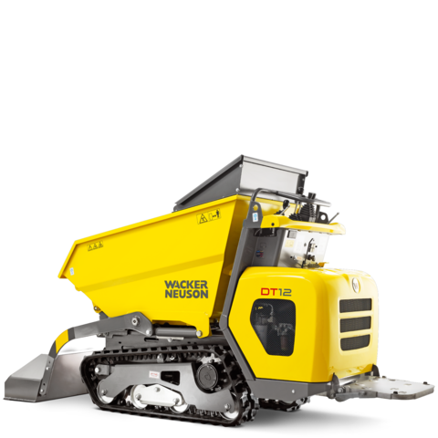 Wacker Neuson DT12 Minidumper mit Frontkippmulde und Selbstladeschaufel 1.200kg Zuladung