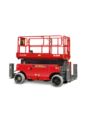 MAGNI ES1418RT Elektro-Scherenarbeitsbühne geländegängig – 14,3 mtr.