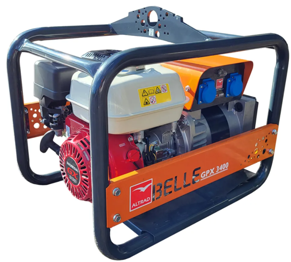 GPX_3400.png BELLE LESCHA GPX 3400 – benzinbetriebener Stromerzeuger 230 Volt | 3,4 kVA