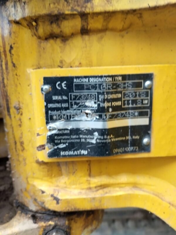 KOMATSU PC16R-3HS – Minibagger mit Tilt | Gebrauchtgerät