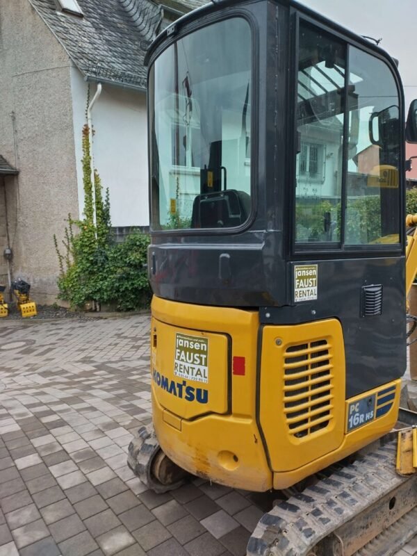 KOMATSU PC16R-3HS – Minibagger mit Tilt | Gebrauchtgerät