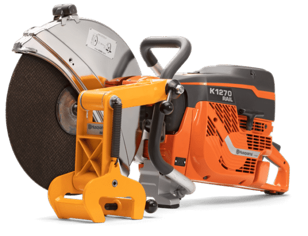 HUSQVARNA K 1270 RAIL benzinbetriebener Schienen-Trennschleifer Ø 350 mm / 400 mm