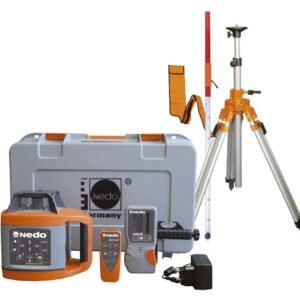 NEDO SIRIUS 1 HV „green“ im Set mit Stativ und Flexilatte –  Rotationslaser horizontal & vertikal