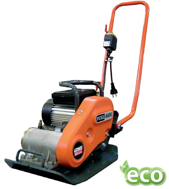 BELLE LESCHA PCEL 400E 230 V – elektrische Rüttelplatte vorlaufend mit 49  kg