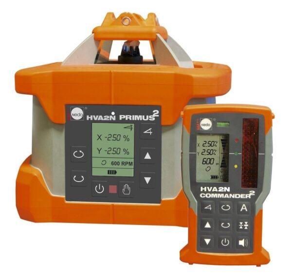 NEDO PRIMUS 2 HVA2N mit Commandor 2 – Rotations- / Neigungslaser horizontal & vertikal
