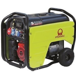 PRAMAC S 5000 THB AVR benzinbetriebener Stromerzeuger 230 / 400 V | 6,3 kVA (E-Starter)