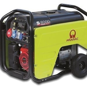 PRAMAC S 8000 THI AVR benzinbetriebener Stromerzeuger 400 V | 8,3 kVA (E-Starter)