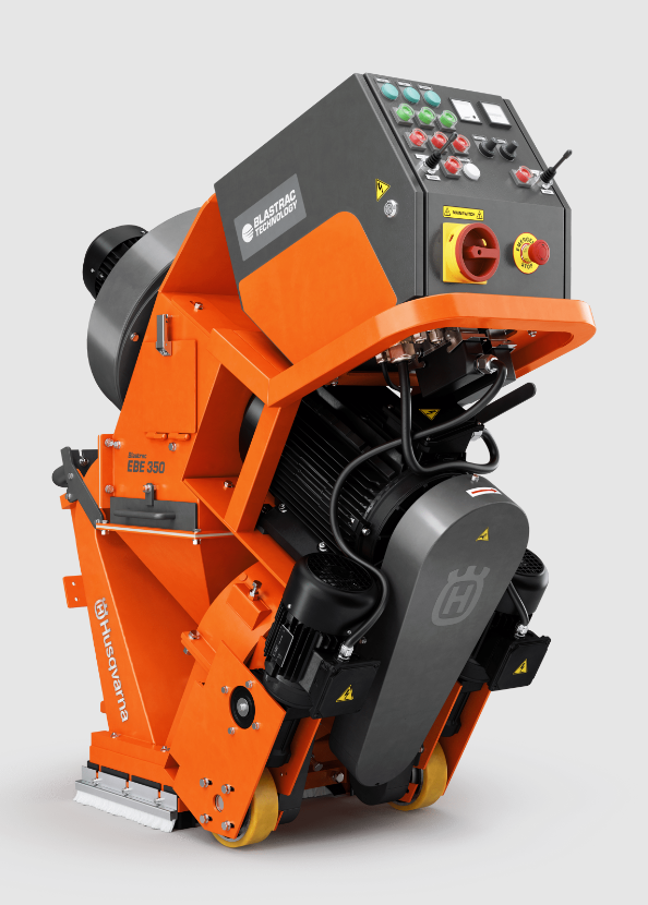 BLASTRAC / HUSQVARNA EBE 350 – Stahlstrahlmaschine