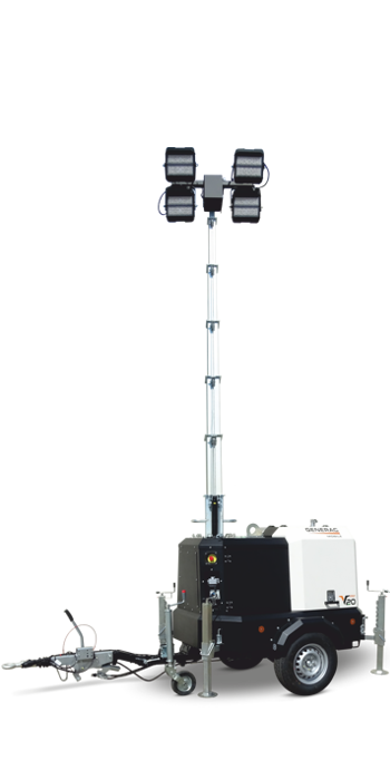 PRAMAC / Generac IQ PRO HYBRID diesel-/batteriebetriebener Lichtmast