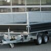 Humbaur HTK 3500.31 STAHL E-Pumpe, Gitteraufsatz, Rampen, Stützen