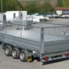 Humbaur HTK 3500.41 ALU Tridem Gitteraufsatz, Rampen, Stützen
