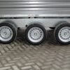 Humbaur HTK 3500.41 STAHL Tridem 3 Achser NEU – Stahlbordwand Schwarz