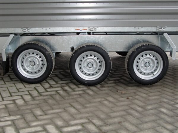 Humbaur HTK 3500.41 STAHL Tridem 3 Achser NEU – Stahlbordwand Schwarz