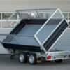 Humbaur HTK 3500.31 STAHL E-Pumpe, Gitteraufsatz, Rampen, Stützen