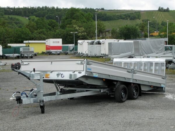 Hapert Indigo HT-2 – 3500 – 5050 x 2210 Kipphydraulik, Parabelfederung, Bordwände Rampe
