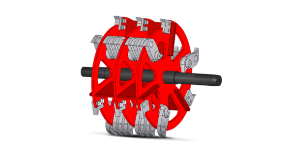 negri-bio-R260-M-allestimento-rotore-1.png NEGRI Biohäcksler R260 / Benzin- oder Diesel-Häcksler mit Raupenfahrwerk