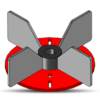 negri-bio-aspirafoglie-allestimento-turbina-4pale.png NEGRI Laubsauger T13 / Benzin-Laubsauger mit Bordwandbefestigung