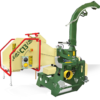 NEGRI Holzhäcksler C13 / Häcksler mit Dreipunktaufnahme CAT. 1 / 2 für Traktor