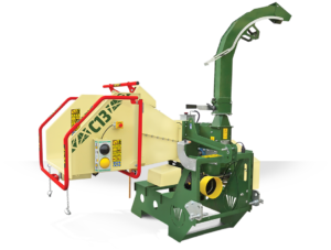 NEGRI Holzhäcksler C13 / Häcksler mit Dreipunktaufnahme CAT. 1 / 2 für Traktor