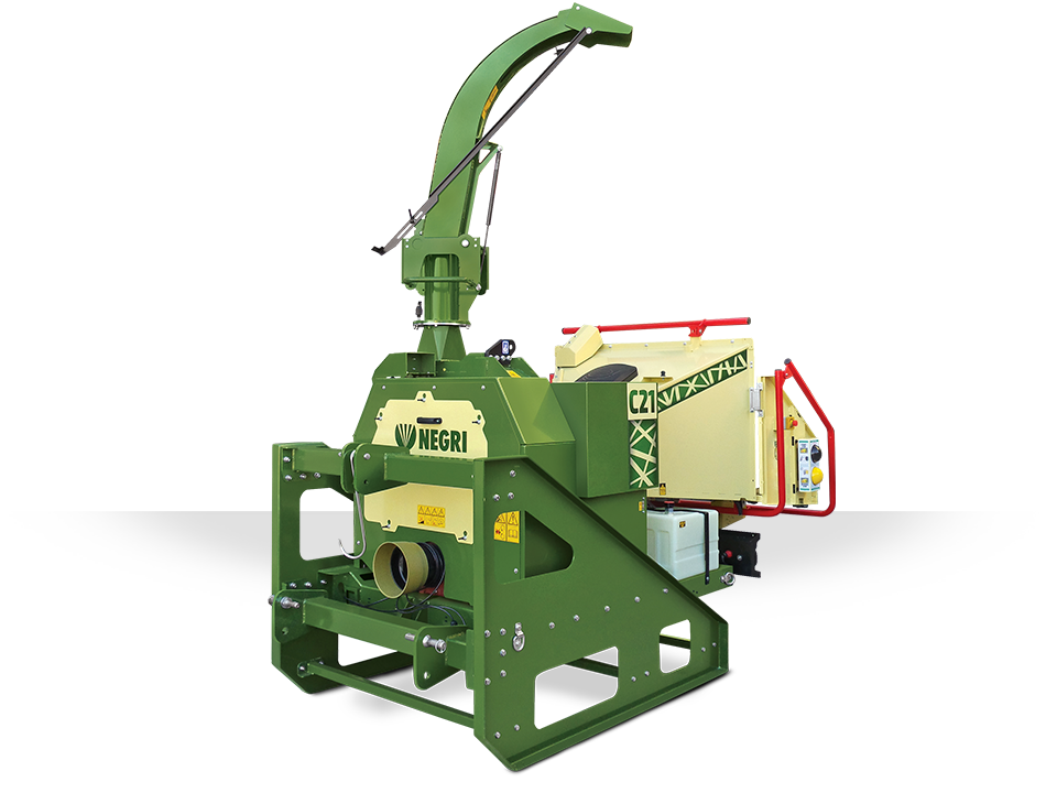 NEGRI Holzhäcksler C21 / Häcksler mit Dreipunktaufnahme CAT. 1 / 2 für Traktor