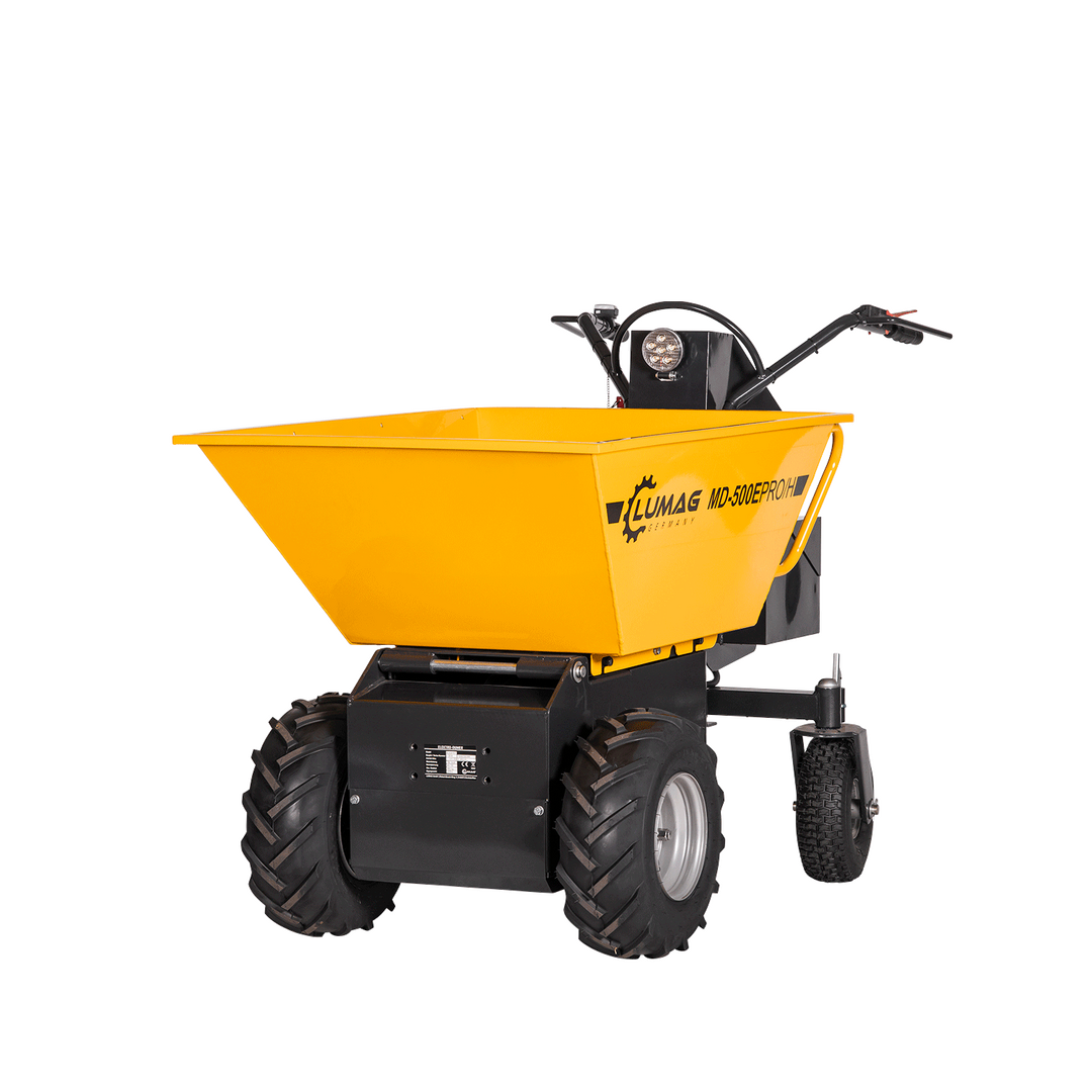 LUMAG MD500EPROH Elektro-Raddumper mit Frontkippmulde 500 kg Zuladung