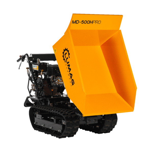 zoom-pb-md500hpro-2.png LUMAG MD500HPRO Minidumper mit Frontkippmulde 500 kg Zuladung
