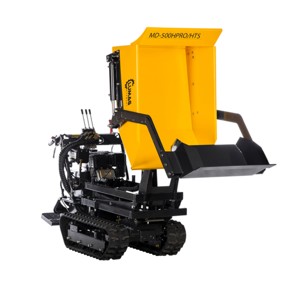 LUMAG MD500HPROHTS Minidumper Hochkipper mit Frontkippmulde und Selbstladeschaufel 500 kg Zuladung