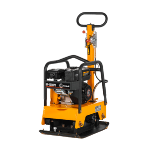 LUMAG RP-130HPC – Rüttelplatte reversierbar mit 130 kg inkl. Transportfahrwerk und Gummimatte