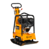 LUMAG RP-200HPC – Rüttelplatte reversierbar mit 200 kg inkl. Transportfahrwerk und Gummimatte
