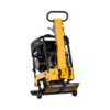 LUMAG RPi31D – Rüttelplatte reversierbar mit 199 kg inkl. Transportfahrwerk und Gummimatte