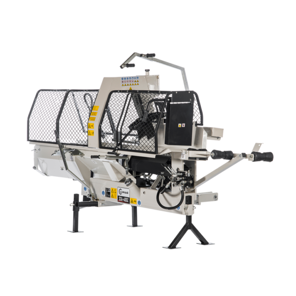 LUMAG SSA400Z | Zapfwellen-Sägespaltmaschine mit Fördenband