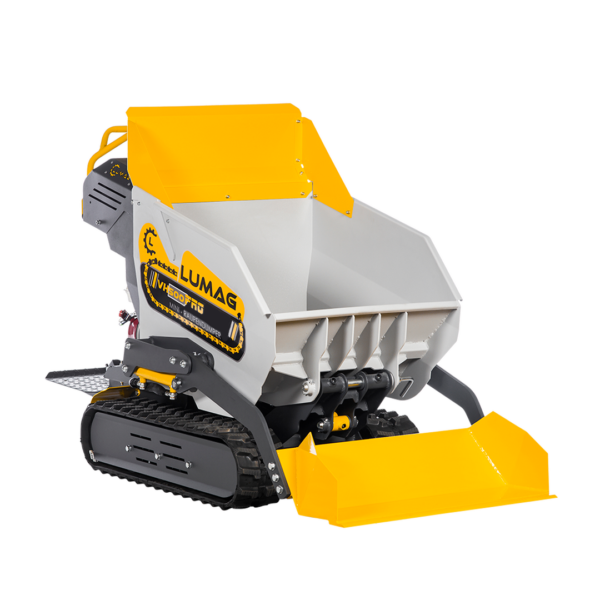 zoom-pb-vh500apro-serie-2.png LUMAG VH500-PROA Minidumper mit Frontkippmulde und Selbstladeschaufel 500 kg Zuladung